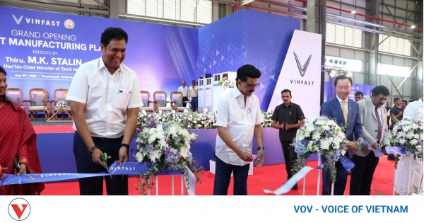 VinFast inaugurates EV assembly plant in India