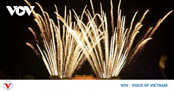 Hue lights up with high-altitude fireworks on National Day Sept. 2