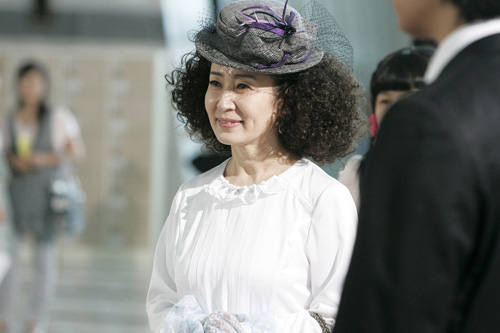 Hình ảnh Kim Ja Ok trên phim.