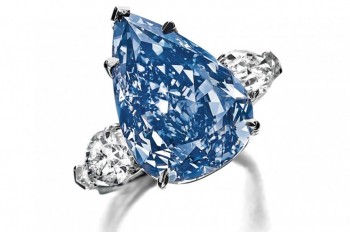 9. Nhẫn kim cương Winston Blue – 23,8 triệu USD